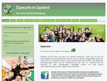 Tablet Screenshot of esperanto-saarland.info